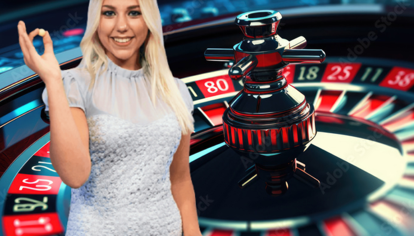 Rulettipyörä – livekasino, jossa pelaaja pyörittää onnenpyörää ja asettaa panoksensa numerolle tai värille