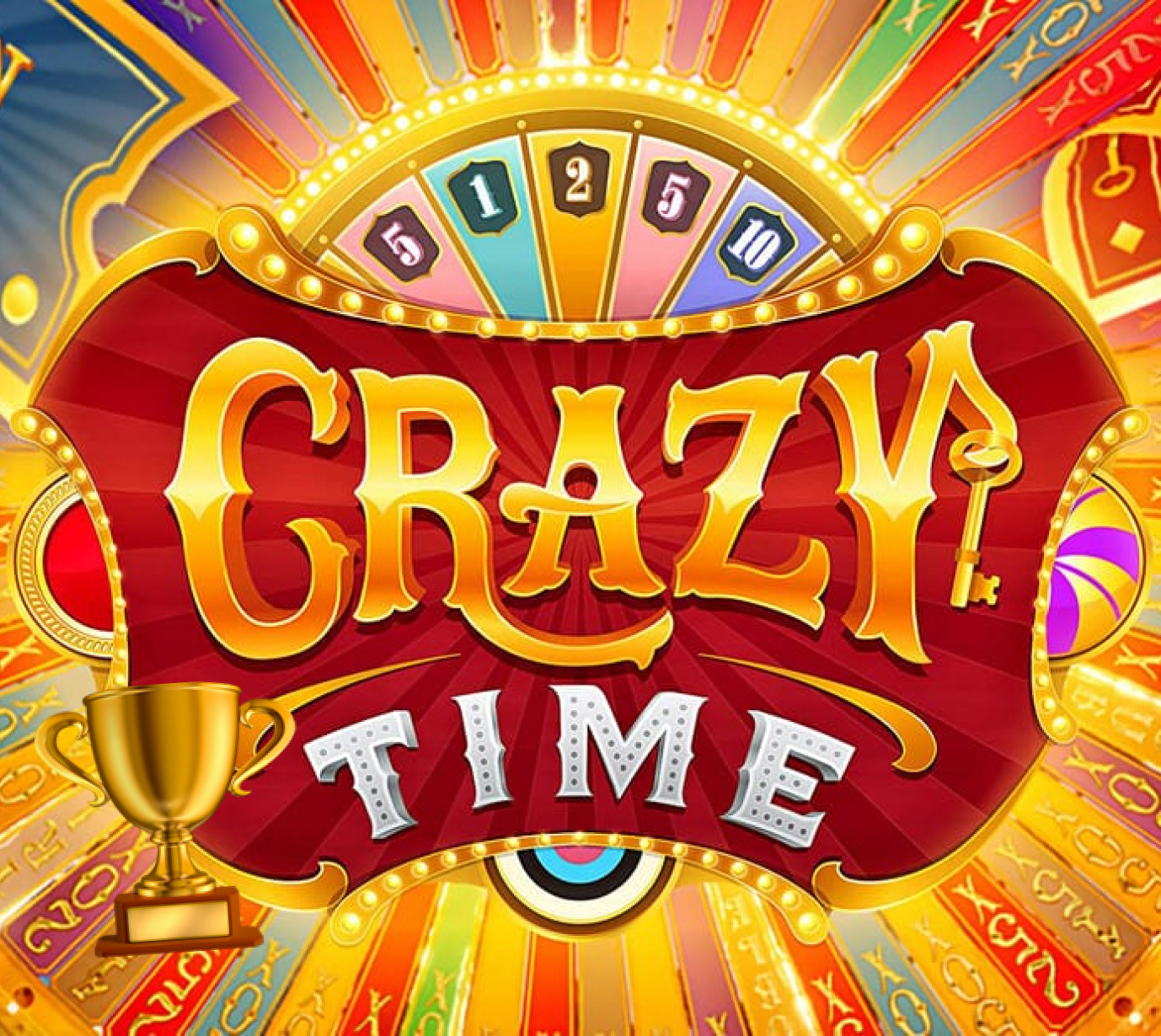 Crazy Time -pelin live-show-teemainen kuva