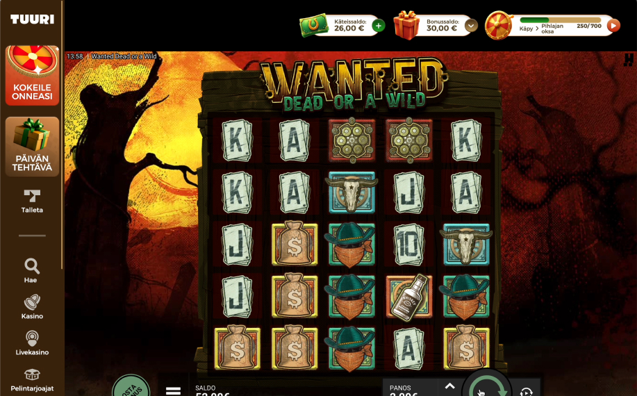 Tuuri nettikasino etusivu Rahapelisanomat testissä